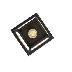 Rabatt 🔔 QAZQA Industrielle Deckenleuchte schwarz - Käfig 1 🎉 21 Rabatt 🔔 QAZQA Industrielle Deckenleuchte schwarz - Käfig 1 🎉 -Deckenleuchten Verkaufs-Shop 3471 98363 7