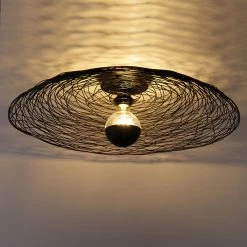 Besorgen ⭐ QAZQA Orientalische Deckenleuchte schwarz 60 cm - Glan 🎉 -Deckenleuchten Verkaufs-Shop 3480 103104 9