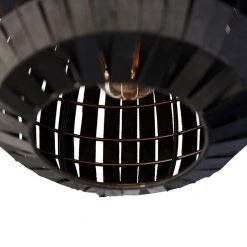 Billig ❤️ QAZQA Moderne Deckenleuchte schwarz 3-flammig - Zoë ✔️ -Deckenleuchten Verkaufs-Shop 3498 105536 5