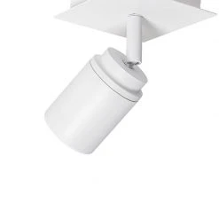 Großhandel ✨ QAZQA Professional Moderne badkamer spot wit vierkant IP44 - Ducha 💯 -Deckenleuchten Verkaufs-Shop 3503 105230 5