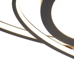 Großhandel 😍 Trio Leuchten Design Deckenleuchte Anthrazit inkl. LED 3-stufig dimmbar - Axy ✔️ -Deckenleuchten Verkaufs-Shop 3505 102801 6