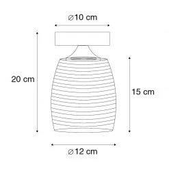 Beste Bewertungen von 🎉 QAZQA Art Deco Deckenleuchte schwarz - Michi 😉 -Deckenleuchten Verkaufs-Shop 3517 103542 3