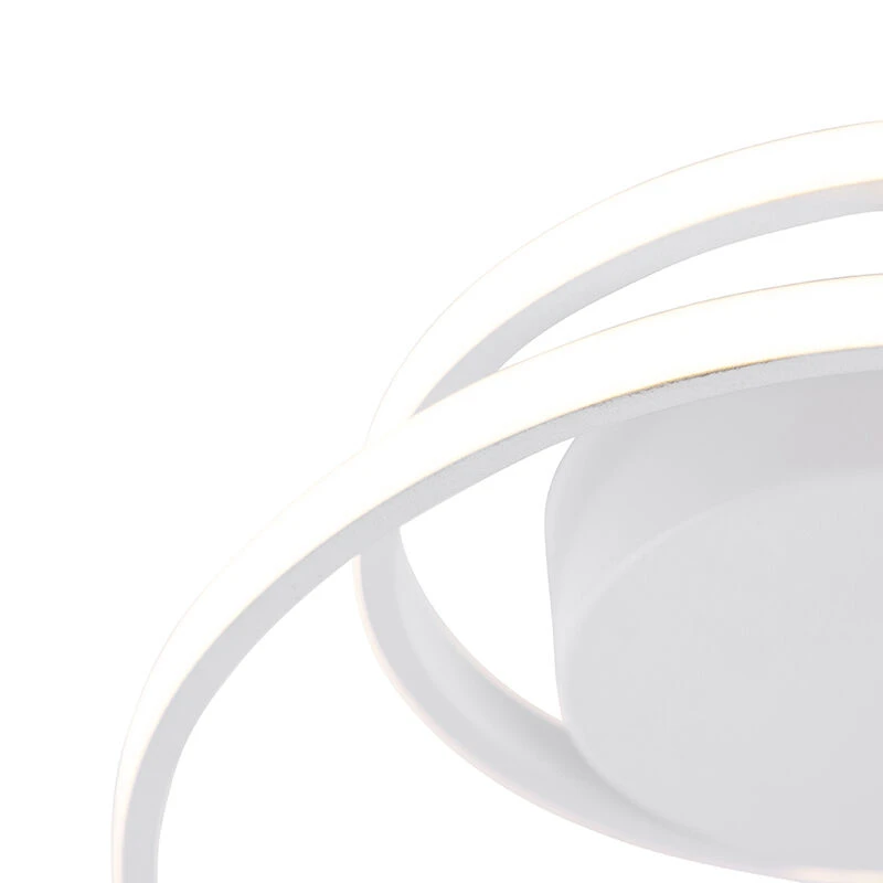 Budget ⭐ Trio Leuchten Design Deckenleuchte weiß inkl. LED 3-stufig dimmbar - Krula 😍 4 Budget ⭐ Trio Leuchten Design Deckenleuchte weiß inkl. LED 3-stufig dimmbar - Krula 😍 – Bild 4