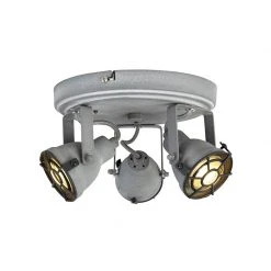 Besorgen 💯 QAZQA Robuster Spot Betonlook 3-flammig - Medox 🔥 -Deckenleuchten Verkaufs-Shop 3541 96678 8