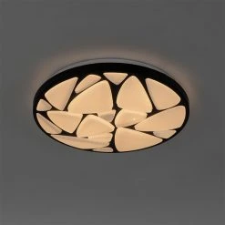 Beste Bewertungen von 🎁 QAZQA Moderne Deckenleuchte schwarz 39 cm inkl. LED und Dimmer - Marian ⭐ -Deckenleuchten Verkaufs-Shop 3566 103962 9