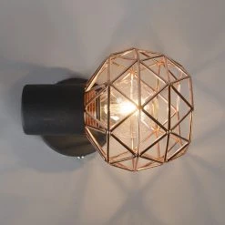 Bester Verkauf ๐ QAZQA Moderner Spot schwarz mit Kupfer - Mesh ๐ 11 Bester Verkauf ๐ QAZQA Moderner Spot schwarz mit Kupfer - Mesh ๐ -Deckenleuchten Verkaufs-Shop 3596 92288 2