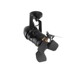 Billig ✨ QAZQA Industriestudio Spot schwarz drehbar und kippbar - Film ❤️ -Deckenleuchten Verkaufs-Shop 3637 96894 8
