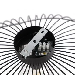 Bestpreis 😍 QAZQA Design Deckenleuchte schwarz 50 cm - Pua 🎁 -Deckenleuchten Verkaufs-Shop 3639 102453 9