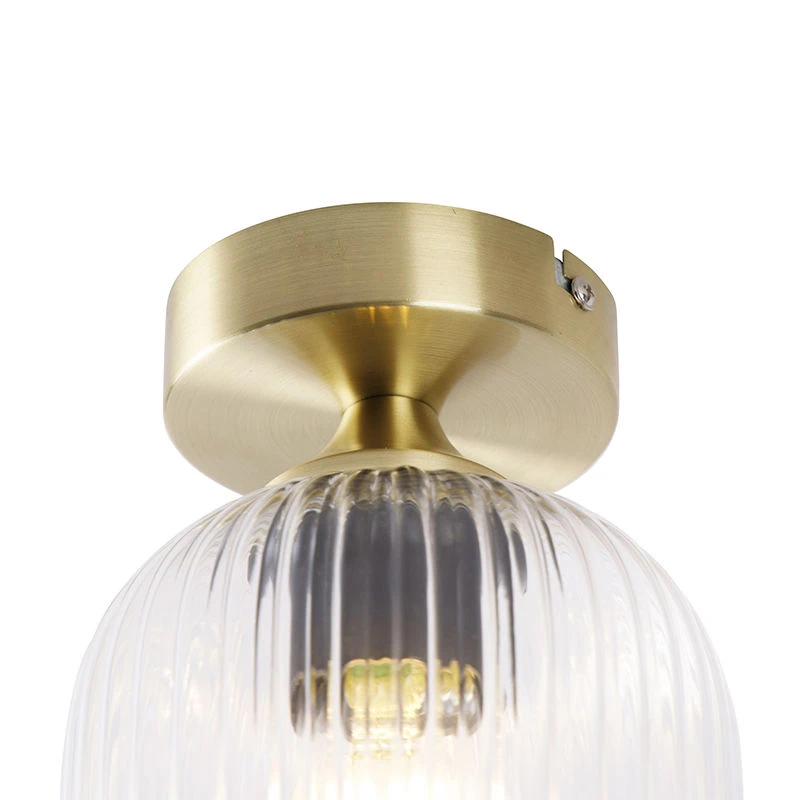 Großhandel 🔔 QAZQA Art Deco Deckenleuchte Messing - Banci 🎁 6 Großhandel 🔔 QAZQA Art Deco Deckenleuchte Messing - Banci 🎁 – Bild 6