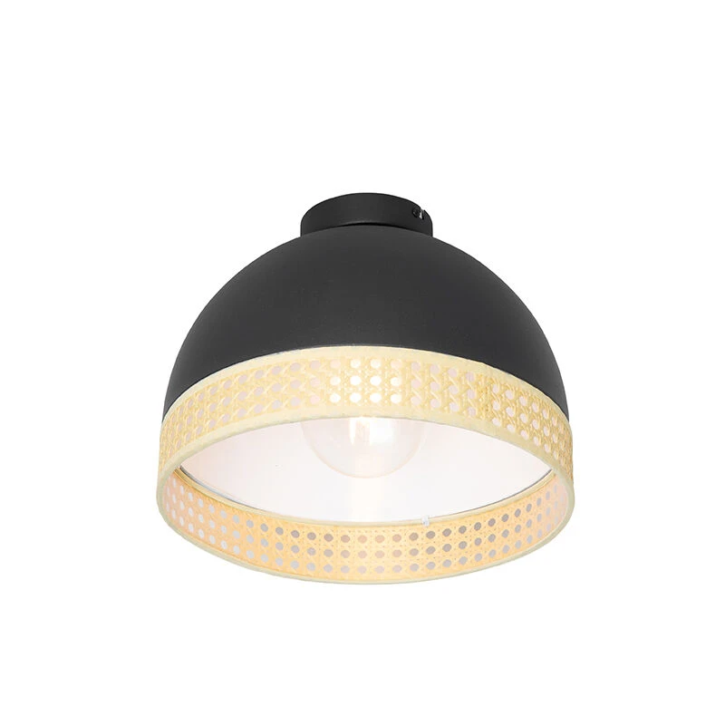 Am billigsten 🎉 QAZQA Orientalische Deckenlampe schwarz mit Rattan 30 cm - Magna Rattan 🎁 8 Am billigsten 🎉 QAZQA Orientalische Deckenlampe schwarz mit Rattan 30 cm - Magna Rattan 🎁 – Bild 8