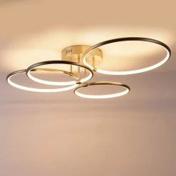 Top 10 😍 QAZQA Deckenleuchte Stahl inkl. LED 3-Stufen dimmbar 4-flammig - Joaniqa 🥰 -Deckenleuchten Verkaufs-Shop 3659 103418 11