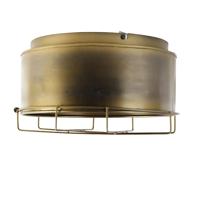 Aktion 🔥 QAZQA Industrielle Deckenleuchte Bronze 35 cm - Barril 🧨 8 Aktion 🔥 QAZQA Industrielle Deckenleuchte Bronze 35 cm - Barril 🧨 – Bild 8