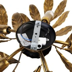 Beste Bewertungen von 😀 QAZQA Vintage Deckenlampe Antik Gold 5-flammig - Linde 🥰 -Deckenleuchten Verkaufs-Shop 3669 106089 8