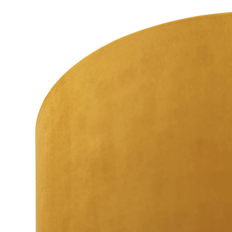 Brandneu 🎉 QAZQA Deckenleuchte mit Samtschirm ocker/gold 25cm - Combi schwarz ⌛ 2 Brandneu 🎉 QAZQA Deckenleuchte mit Samtschirm ocker/gold 25cm - Combi schwarz ⌛ – Bild 2