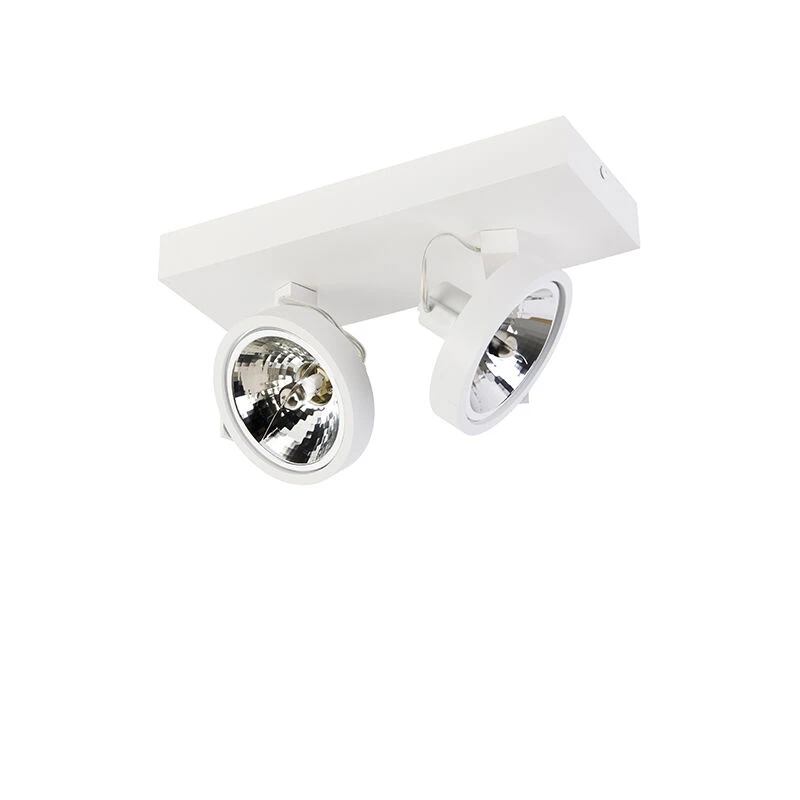 Bestes Angebot 🤩 QAZQA Designstrahler weiß verstellbar 2-flammig - Go ⭐ 14 Bestes Angebot 🤩 QAZQA Designstrahler weiß verstellbar 2-flammig - Go ⭐ – Bild 14