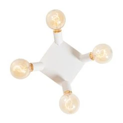 Brandneu ⭐ QAZQA Moderne spot wit vierkant 4-lichts - Facil 🎉 -Deckenleuchten Verkaufs-Shop 3717 105782 7