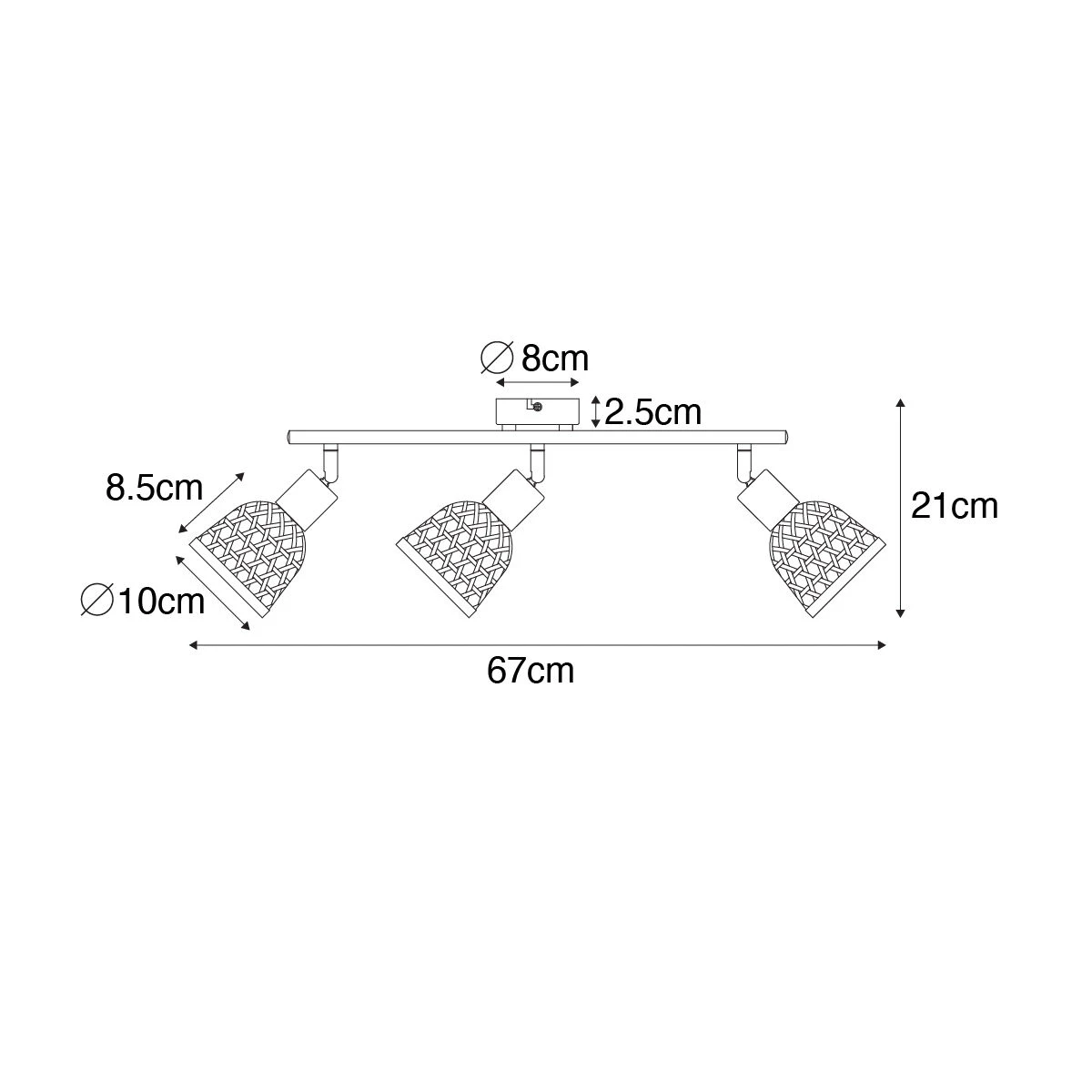 Brandneu 🎉 QAZQA Orientalischer Spot schwarz mit Bambus 3-flammig - Rayan 👏 4 Brandneu 🎉 QAZQA Orientalischer Spot schwarz mit Bambus 3-flammig - Rayan 👏 – Bild 4