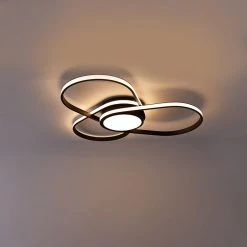 Bestpreis 🌟 QAZQA Design Deckenleuchte schwarz inkl. LED 3-Stufen dimmbar - Spas 😉 -Deckenleuchten Verkaufs-Shop 3725 102939 12