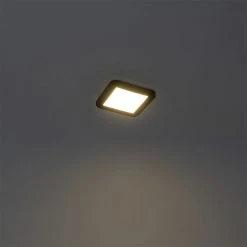 Neu ⌛ QAZQA Deckenleuchte schwarz inkl. LED 3-stufig dimmbar IP44 - Steve 🎉 -Deckenleuchten Verkaufs-Shop 3730 102742 10