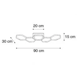 Beste Bewertungen von ⌛ Trio Leuchten Moderne Deckenleuchte grau inkl. LED 3-stufig dimmbar - Jetse 🥰 -Deckenleuchten Verkaufs-Shop 3734 103712 3