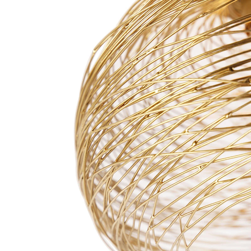 Rabatt 💯 QAZQA Design-Deckenleuchte Gold - Sarella 🔥 2 Rabatt 💯 QAZQA Design-Deckenleuchte Gold - Sarella 🔥 – Bild 2