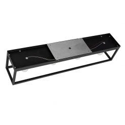 Großhandel ✨ QAZQA Industrielle Deckenlampe schwarz 99,5 cm 4-flammig - Cage 💯 -Deckenleuchten Verkaufs-Shop 3758 104033 11