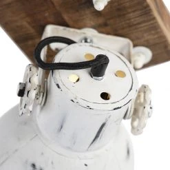 Budget 🥰 QAZQA Industriespot weiß mit Mangoholz 18 cm - Mangos 🧨 21 Budget 🥰 QAZQA Industriespot weiß mit Mangoholz 18 cm - Mangos 🧨 -Deckenleuchten Verkaufs-Shop 3764 98841 8