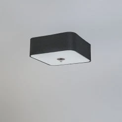 Rabatt 👏 QAZQA Deckenleuchte quadratisch schwarz 30 cm - Drum deluxe Jute ✔️ 15 Rabatt 👏 QAZQA Deckenleuchte quadratisch schwarz 30 cm - Drum deluxe Jute ✔️ -Deckenleuchten Verkaufs-Shop 3765 91180 7