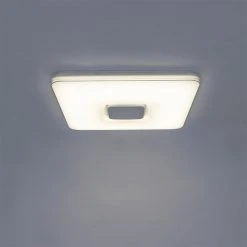 Bester Verkauf ❤️ QAZQA Quadratische Deckenleuchte inkl. LED-Dimmung zur Warmfernbedienung - Seoul ✨ -Deckenleuchten Verkaufs-Shop 3777 102905 8