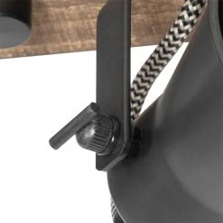 Rabatt 🌟 QAZQA Ländliche Deckenlampe schwarz mit Holz 3-flammig - Jelle 😉 17 Rabatt 🌟 QAZQA Ländliche Deckenlampe schwarz mit Holz 3-flammig - Jelle 😉 -Deckenleuchten Verkaufs-Shop 3786 103994 4