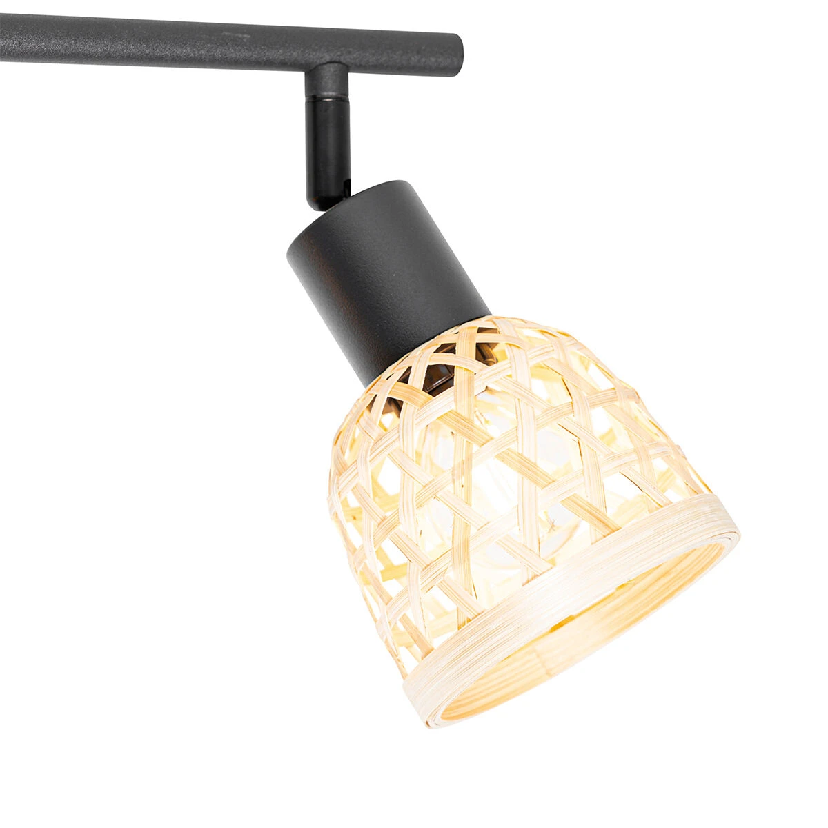 Brandneu 🎉 QAZQA Orientalischer Spot schwarz mit Bambus 3-flammig - Rayan 👏 3 Brandneu 🎉 QAZQA Orientalischer Spot schwarz mit Bambus 3-flammig - Rayan 👏 – Bild 3