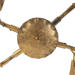 Bester Verkauf 🎁 QAZQA Vintage plafondlamp antiek goud 4-lichts - Linden 🤩 -Deckenleuchten Verkaufs-Shop 3827 106088 8