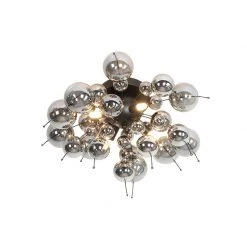 Bestes Angebot 🛒 QAZQA Deckenleuchte schwarz mit Rauchglas 50 cm 4-flammig - Explode 🧨 20 Bestes Angebot 🛒 QAZQA Deckenleuchte schwarz mit Rauchglas 50 cm 4-flammig - Explode 🧨 -Deckenleuchten Verkaufs-Shop 3841 104554 8