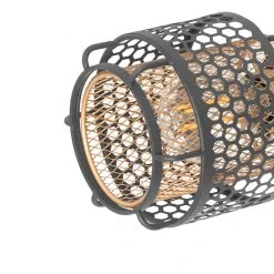 Rabatt 😀 QAZQA Design-Deckenleuchte Schwarz mit Gold 4-flammig - Noud 🤩 19 Rabatt 😀 QAZQA Design-Deckenleuchte Schwarz mit Gold 4-flammig - Noud 🤩 -Deckenleuchten Verkaufs-Shop 3850 105050 3