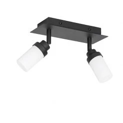 Bester Verkauf 😀 QAZQA Moderne badkamer spot zwart 2-lichts IP44 - Japie 🔔 25 Bester Verkauf 😀 QAZQA Moderne badkamer spot zwart 2-lichts IP44 - Japie 🔔 -Deckenleuchten Verkaufs-Shop 3851 105910 12