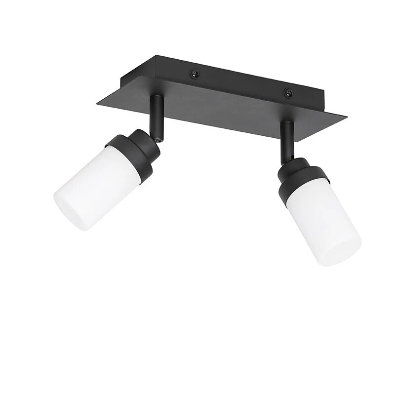 Bester Verkauf 😀 QAZQA Moderne badkamer spot zwart 2-lichts IP44 - Japie 🔔 13 Bester Verkauf 😀 QAZQA Moderne badkamer spot zwart 2-lichts IP44 - Japie 🔔 – Bild 13