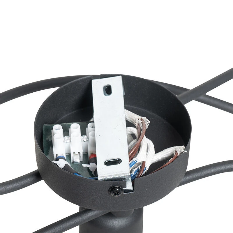 Schlussverkauf ✔️ QAZQA Design-Deckenleuchte Schwarz mit Gold 5-flammig - Noud 👏 11 Schlussverkauf ✔️ QAZQA Design-Deckenleuchte Schwarz mit Gold 5-flammig - Noud 👏 – Bild 11