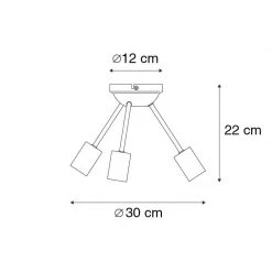 Beste Bewertungen von ✨ QAZQA Moderne Deckenleuchte schwarz 3-Licht - Sputnik 🌟 21 Beste Bewertungen von ✨ QAZQA Moderne Deckenleuchte schwarz 3-Licht - Sputnik 🌟 -Deckenleuchten Verkaufs-Shop 3873 102462 3