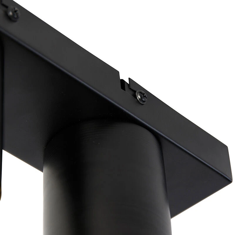 Coupon ✨ QAZQA Industrielle Deckenlampe schwarz mit Gold 2-flammig - Raspi ⌛ 6 Coupon ✨ QAZQA Industrielle Deckenlampe schwarz mit Gold 2-flammig - Raspi ⌛ – Bild 6