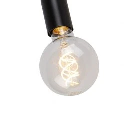 Neu 🤩 QAZQA Moderne Deckenleuchte schwarz - Facile 🎉 -Deckenleuchten Verkaufs-Shop 3906 102456 11