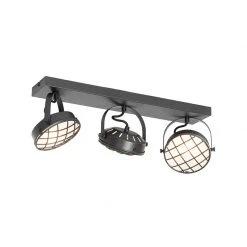 Brandneu 🧨 QAZQA Vintage Spot schwarz 3-flammig - Tamina 🎉