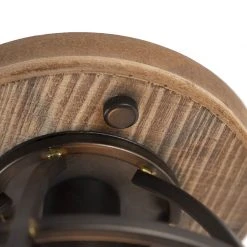 Coupon 🔔 QAZQA Industriedeckenleuchte schwarz mit Holz - Arthur 🤩 16 Coupon 🔔 QAZQA Industriedeckenleuchte schwarz mit Holz - Arthur 🤩 -Deckenleuchten Verkaufs-Shop 3941 98427 3