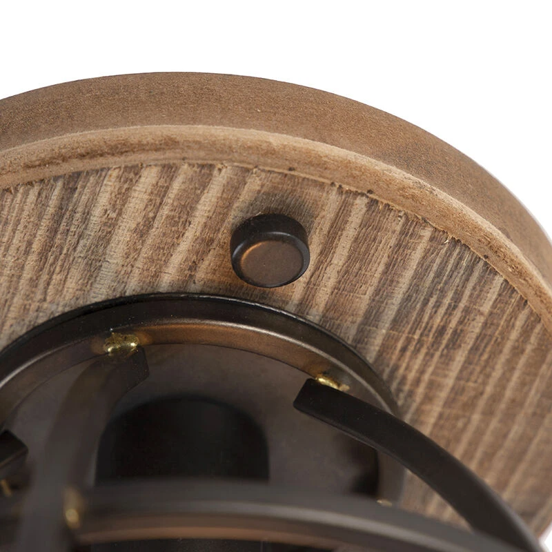 Coupon 🔔 QAZQA Industriedeckenleuchte schwarz mit Holz - Arthur 🤩 4 Coupon 🔔 QAZQA Industriedeckenleuchte schwarz mit Holz - Arthur 🤩 – Bild 4