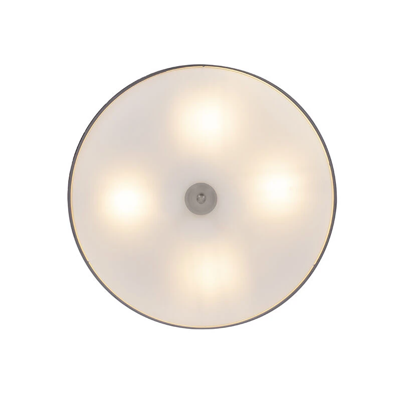 Coupon 🎁 QAZQA Country Deckenleuchte grau 50 cm - Drum 🌟 6 Coupon 🎁 QAZQA Country Deckenleuchte grau 50 cm - Drum 🌟 – Bild 6