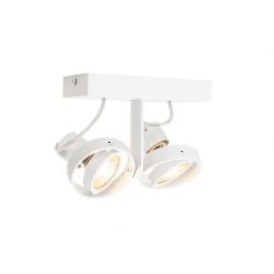 Beste Bewertungen von 😀 QAZQA Moderne spot wit 2-lichts - Master 50 ❤️ -Deckenleuchten Verkaufs-Shop 4011 105409 10