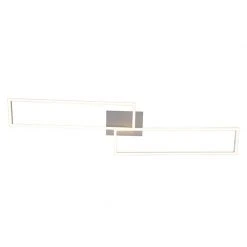 Schlussverkauf 💯 QAZQA Deckenleuchte Stahl inkl. LED 3-stufig dimmbar - Plazas Novo ⌛ -Deckenleuchten Verkaufs-Shop 4021 102925 9