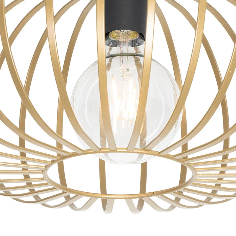 Bestes Angebot 👍 QAZQA Design-Deckenleuchte gold 39 cm - Johanna 🔥 2 Bestes Angebot 👍 QAZQA Design-Deckenleuchte gold 39 cm - Johanna 🔥 – Bild 2