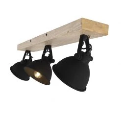Billig 🥰 Leuchten Direct Rustikaler Strahler schwarz 3-Flammig - Fors 🛒 -Deckenleuchten Verkaufs-Shop 4042 98981 5