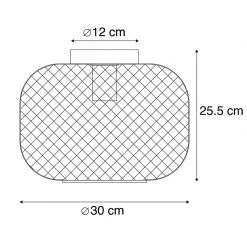 Auslauf 👏 QAZQA Modernes Schwarz mit goldener Deckenleuchte - Bliss Mesh 💯 17 Auslauf 👏 QAZQA Modernes Schwarz mit goldener Deckenleuchte - Bliss Mesh 💯 -Deckenleuchten Verkaufs-Shop 4044 98919 4