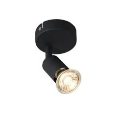 Top 10 💯 QAZQA Moderner Strahler Schwarz neigbar - Jeany 1 🎉